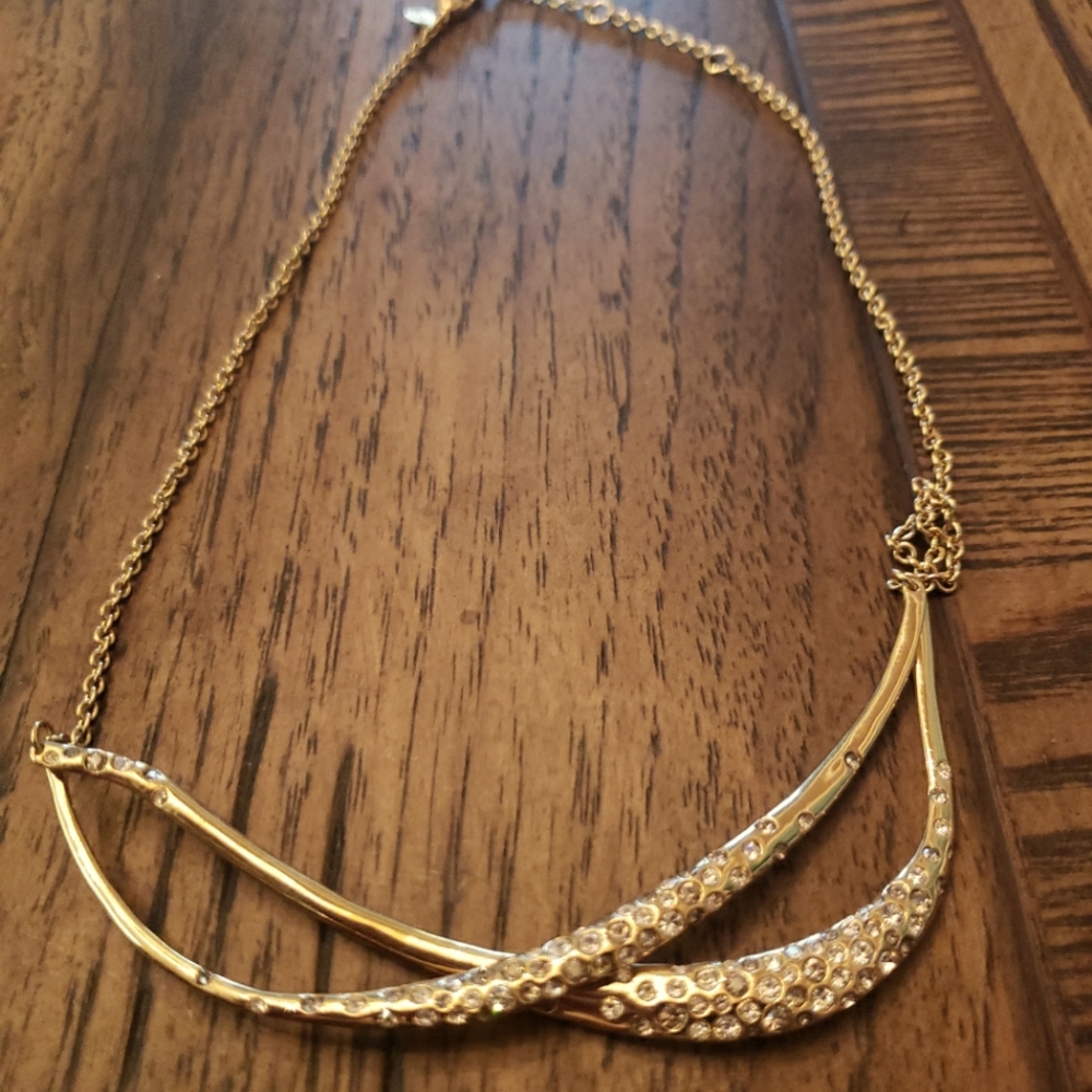 ALEXIS BITTAR  Crystal Encrusted Twined Necklace